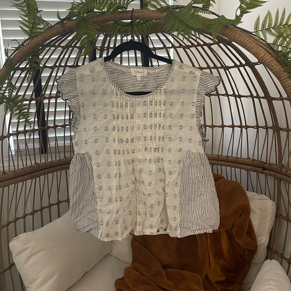Bohme boho babydoll blouse